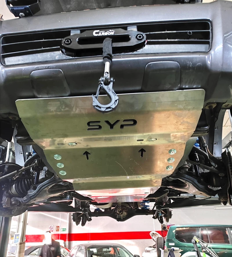Cubrebajos Land Cruiser 125 Duraluminio 8mm