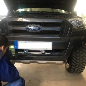 Base cabestrante oculto Ford ranger