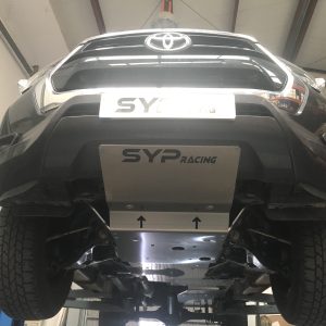 Cubrebajos Toyota Hilux 2021-2023 duraluminio 8mm
