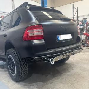 Paragolpe trasero Porsche Cayenne duraliminio